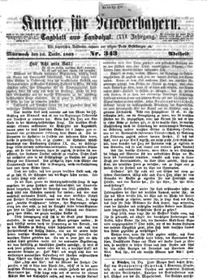 Kurier für Niederbayern Mittwoch 16. Dezember 1863