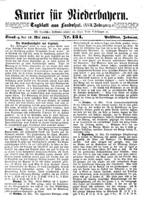Kurier für Niederbayern Dienstag 17. Mai 1864