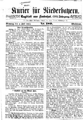 Kurier für Niederbayern Montag 4. Juli 1864