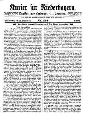 Kurier für Niederbayern Donnerstag 10. Mai 1866