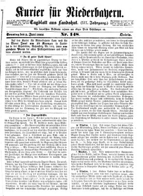 Kurier für Niederbayern Sonntag 3. Juni 1866
