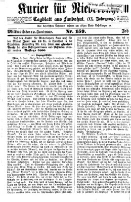Kurier für Niederbayern Mittwoch 12. Juni 1867