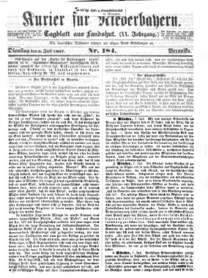 Kurier für Niederbayern Dienstag 9. Juli 1867