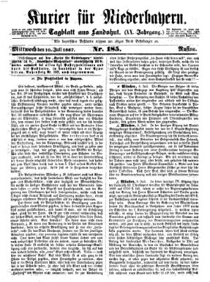 Kurier für Niederbayern Mittwoch 10. Juli 1867