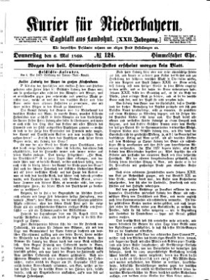 Kurier für Niederbayern Donnerstag 6. Mai 1869