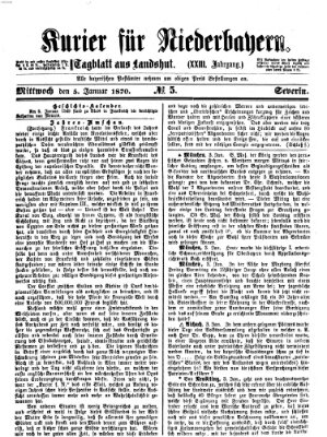 Kurier für Niederbayern Mittwoch 5. Januar 1870