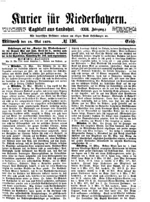 Kurier für Niederbayern Mittwoch 18. Mai 1870