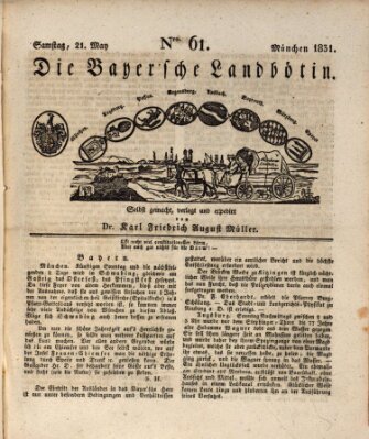Bayerische Landbötin Samstag 21. Mai 1831