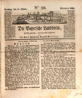 Bayerische Landbötin Dienstag 24. Januar 1832