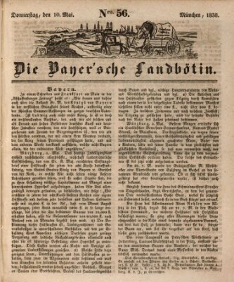 Bayerische Landbötin Donnerstag 10. Mai 1838
