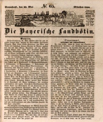 Bayerische Landbötin Samstag 30. Mai 1840