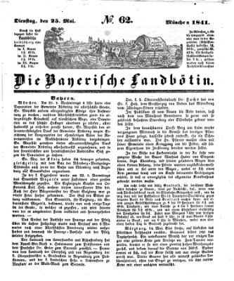 Bayerische Landbötin Dienstag 25. Mai 1841