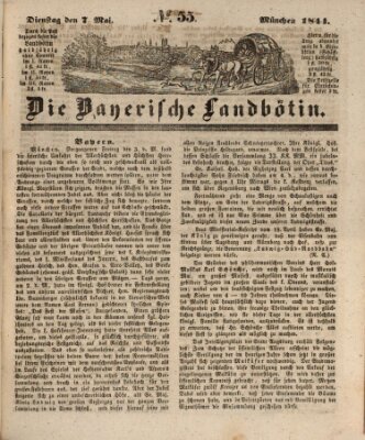 Bayerische Landbötin Dienstag 7. Mai 1844