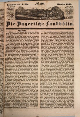 Bayerische Landbötin Samstag 9. Mai 1846
