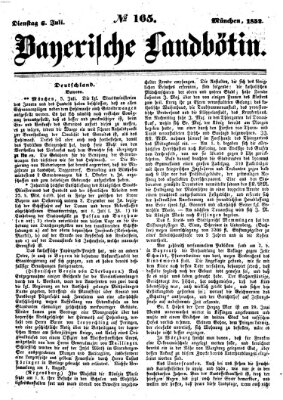 Bayerische Landbötin Dienstag 6. Juli 1852