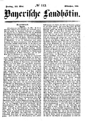 Bayerische Landbötin Freitag 11. Mai 1855