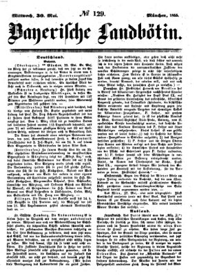 Bayerische Landbötin Mittwoch 30. Mai 1855