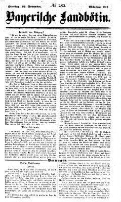 Bayerische Landbötin Dienstag 25. November 1856