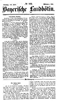 Bayerische Landbötin Montag 11. Juni 1860
