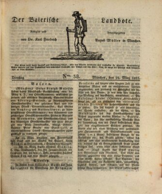 Der Bayerische Landbote Dienstag 29. März 1825