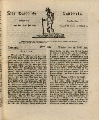 Der Bayerische Landbote Donnerstag 14. April 1825