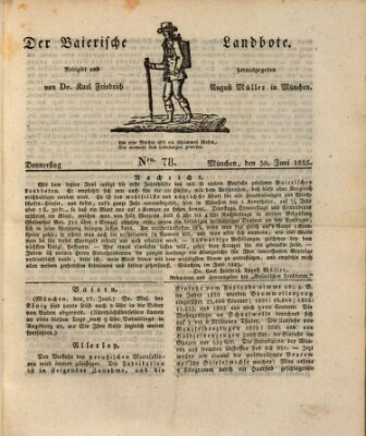 Der Bayerische Landbote Donnerstag 30. Juni 1825