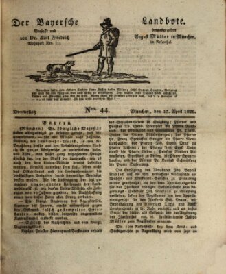 Der Bayerische Landbote Donnerstag 13. April 1826