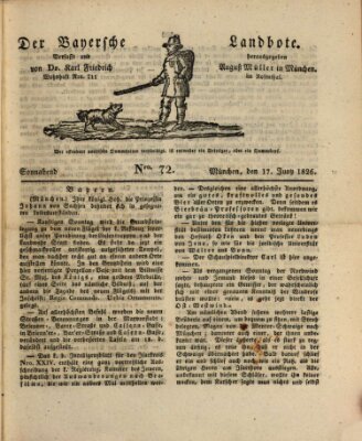Der Bayerische Landbote Samstag 17. Juni 1826