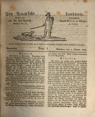 Der Bayerische Landbote Donnerstag 4. Januar 1827