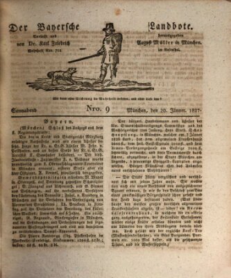 Der Bayerische Landbote Samstag 20. Januar 1827