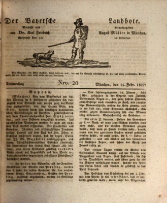 Der Bayerische Landbote Donnerstag 15. Februar 1827
