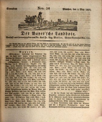 Der Bayerische Landbote Samstag 5. Mai 1827
