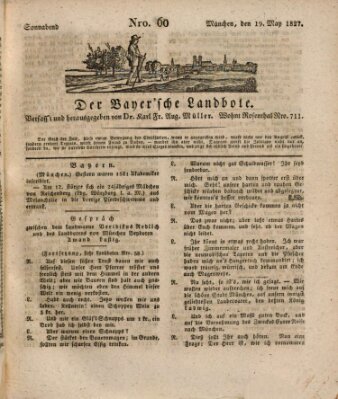 Der Bayerische Landbote Samstag 19. Mai 1827