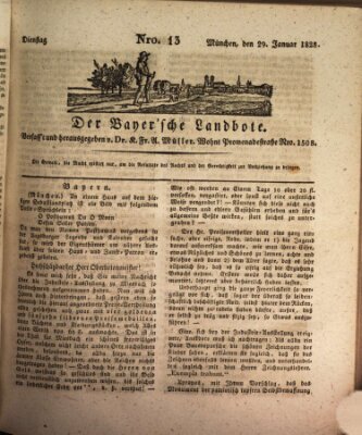 Der Bayerische Landbote Dienstag 29. Januar 1828