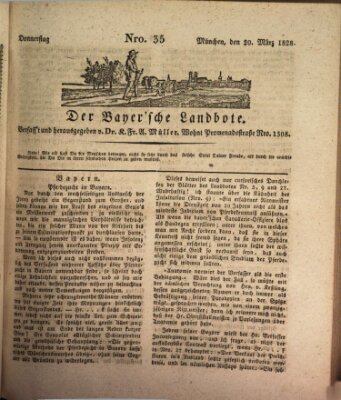 Der Bayerische Landbote Donnerstag 20. März 1828
