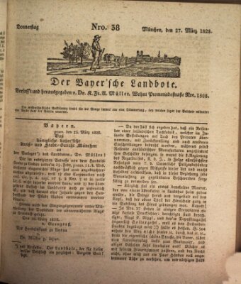 Der Bayerische Landbote Donnerstag 27. März 1828