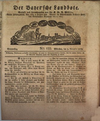 Der Bayerische Landbote Donnerstag 5. November 1829