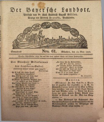 Der Bayerische Landbote Samstag 22. Mai 1830