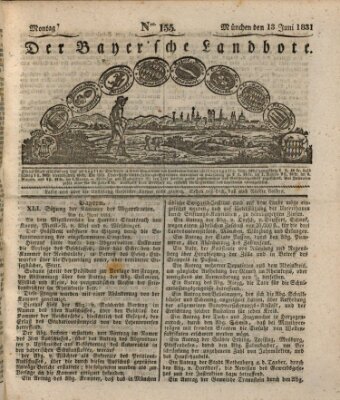 Der Bayerische Landbote Montag 13. Juni 1831