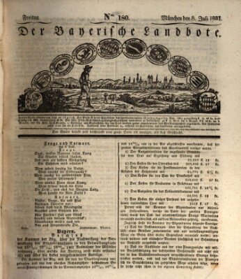 Der Bayerische Landbote Freitag 8. Juli 1831