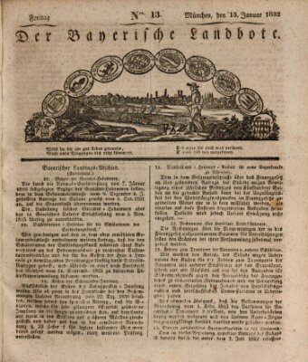Der Bayerische Landbote Freitag 13. Januar 1832