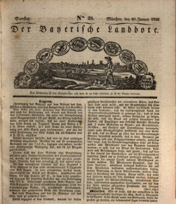 Der Bayerische Landbote Samstag 28. Januar 1832