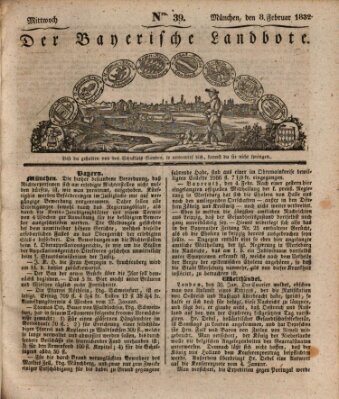 Der Bayerische Landbote Mittwoch 8. Februar 1832
