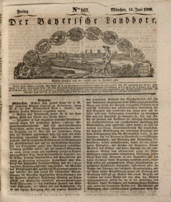 Der Bayerische Landbote Freitag 15. Juni 1832