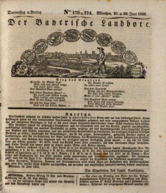 Der Bayerische Landbote Freitag 22. Juni 1832