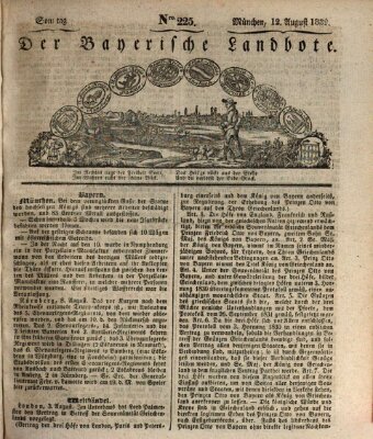 Der Bayerische Landbote Sonntag 12. August 1832