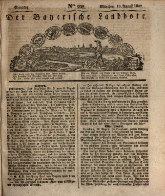 Der Bayerische Landbote Sonntag 19. August 1832