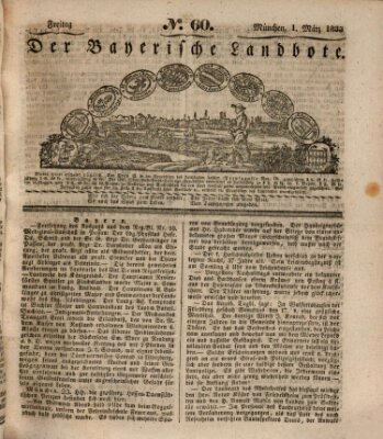 Der Bayerische Landbote Freitag 1. März 1833