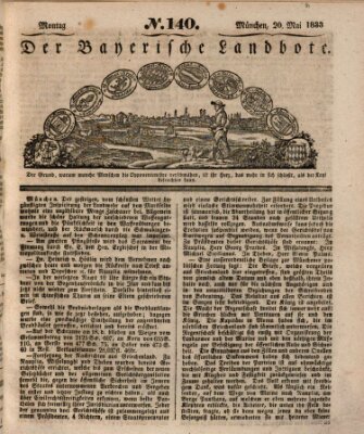 Der Bayerische Landbote Montag 20. Mai 1833