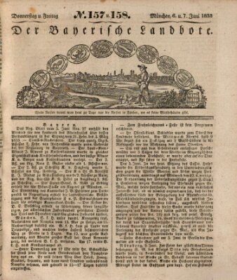 Der Bayerische Landbote Donnerstag 6. Juni 1833